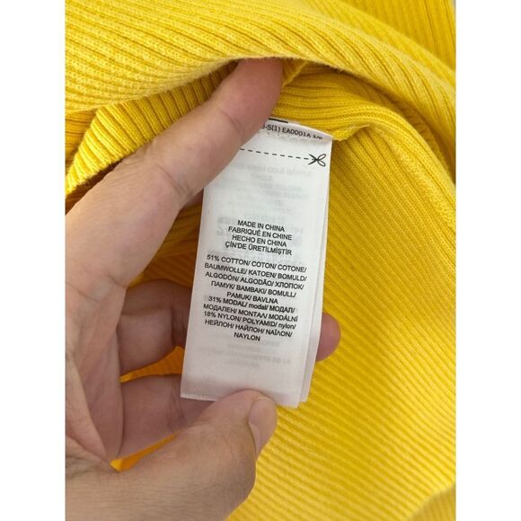 Lauren Ralph Lauren Ribbed Sweater Size XL Crewneck Gold Buttons - Picture 9 of 9